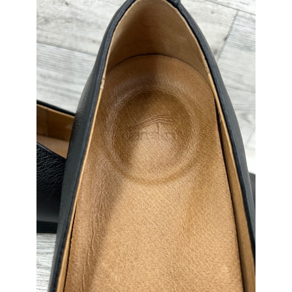 Dansko Fawna Black Leather Loafers Slip On Shoes Womens Size 37 EU 6.5-7 US - Picture 12 of 14